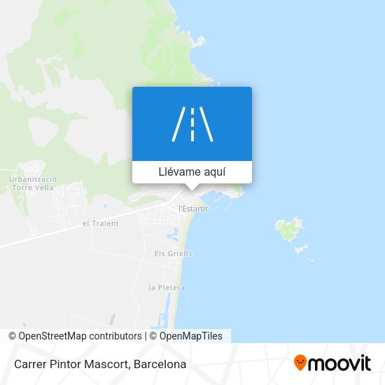 Mapa Carrer Pintor Mascort
