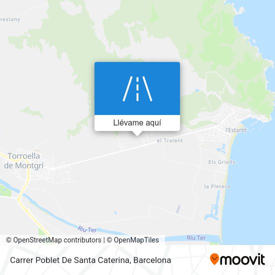 Mapa Carrer Poblet De Santa Caterina