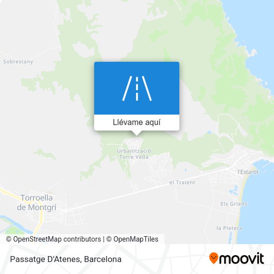 Mapa Passatge D'Atenes