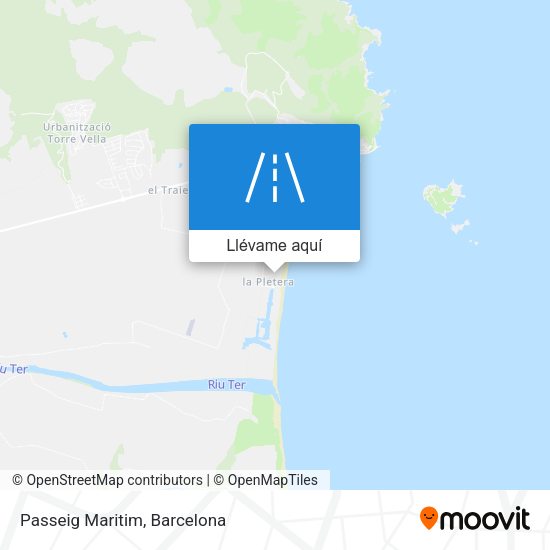 Mapa Passeig Maritim