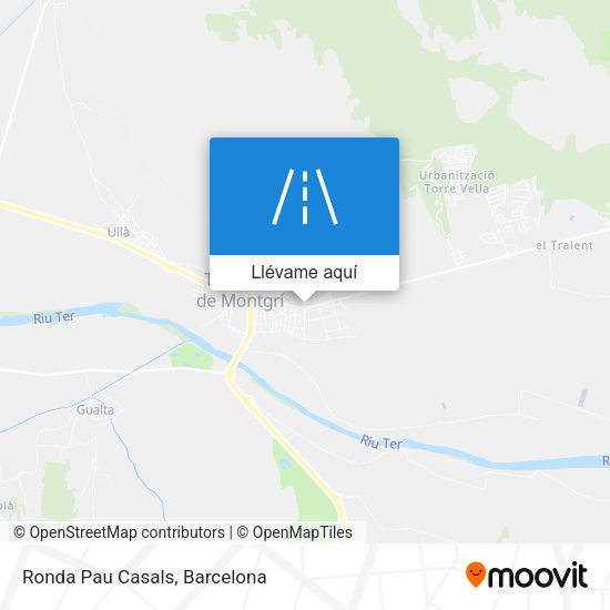 Mapa Ronda Pau Casals