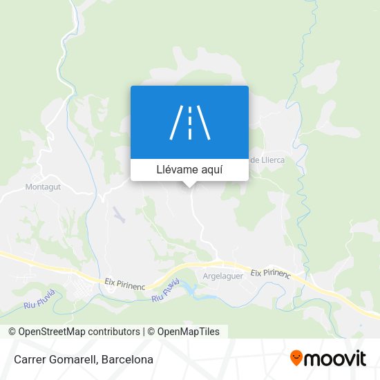 Mapa Carrer Gomarell