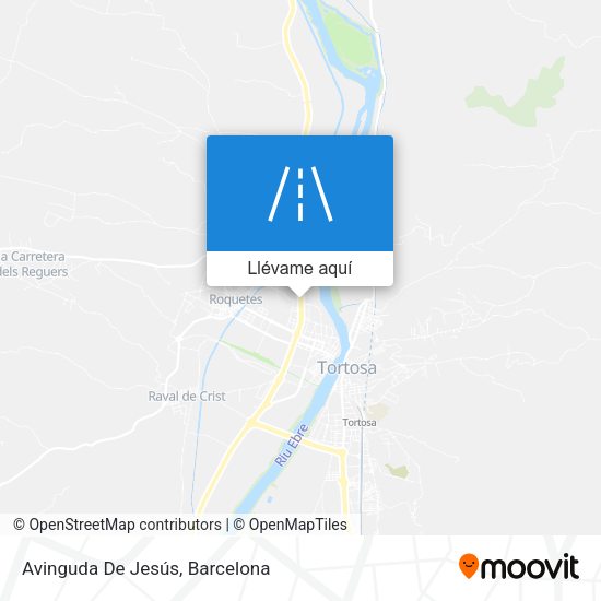 Mapa Avinguda De Jesús