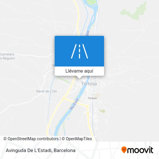 Mapa Avinguda De L'Estadi