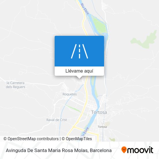 Mapa Avinguda De Santa Maria Rosa Molas