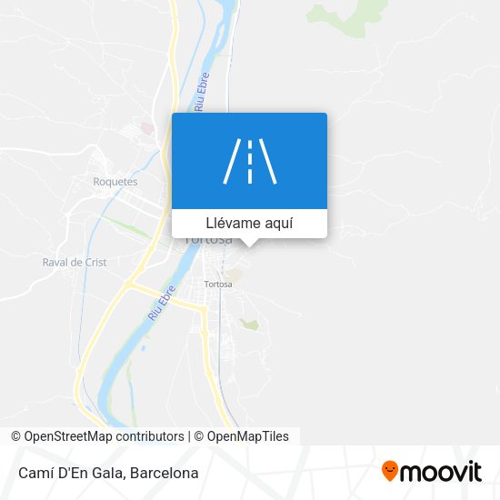 Mapa Camí D'En Gala