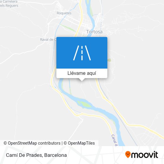 Mapa Camí De Prades