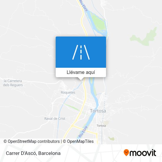 Mapa Carrer D'Ascó