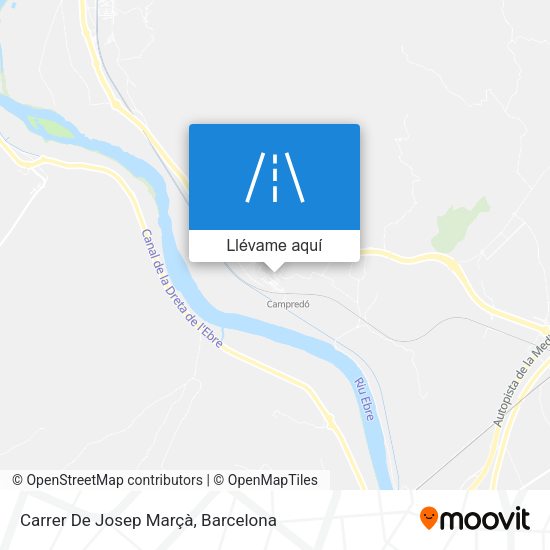 Mapa Carrer De Josep Marçà