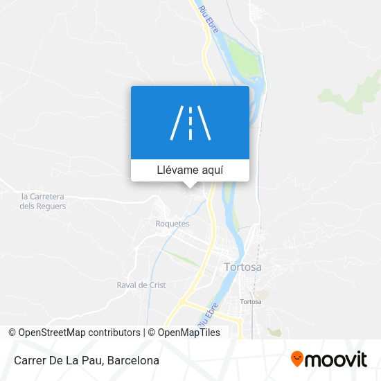 Mapa Carrer De La Pau