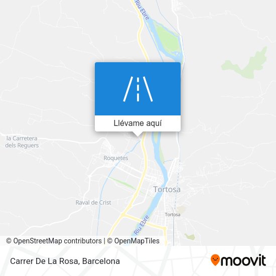 Mapa Carrer De La Rosa