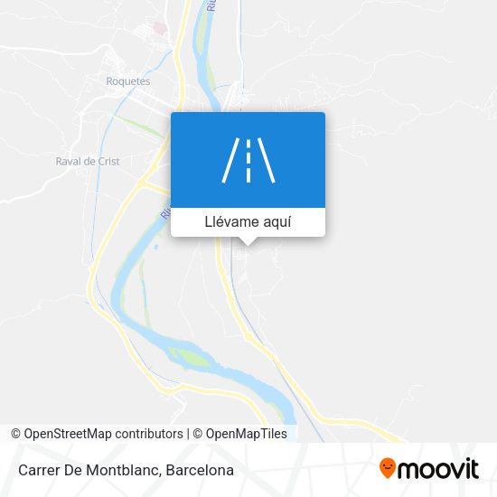 Mapa Carrer De Montblanc