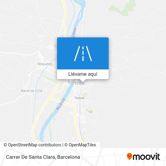 Mapa Carrer De Santa Clara