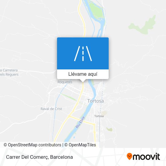 Mapa Carrer Del Comerç
