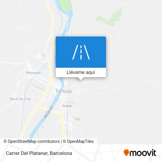 Mapa Carrer Del Plataner