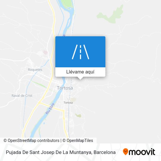 Mapa Pujada De Sant Josep De La Muntanya