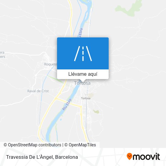 Mapa Travessia De L'Àngel