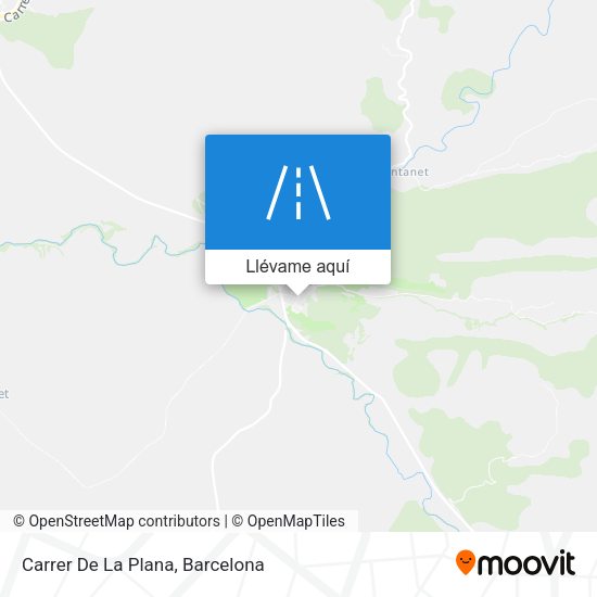 Mapa Carrer De La Plana
