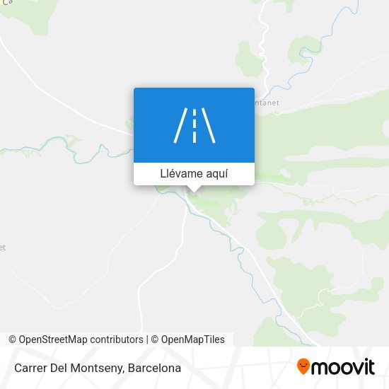 Mapa Carrer Del Montseny