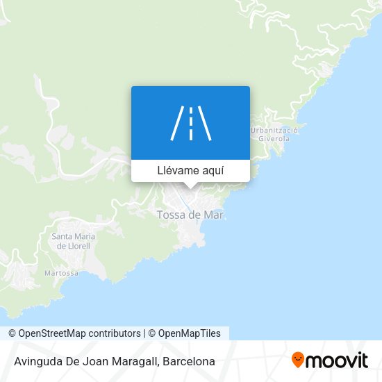 Mapa Avinguda De Joan Maragall