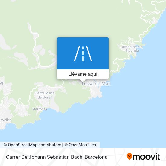 Mapa Carrer De Johann Sebastian Bach