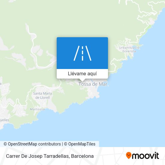 Mapa Carrer De Josep Tarradellas