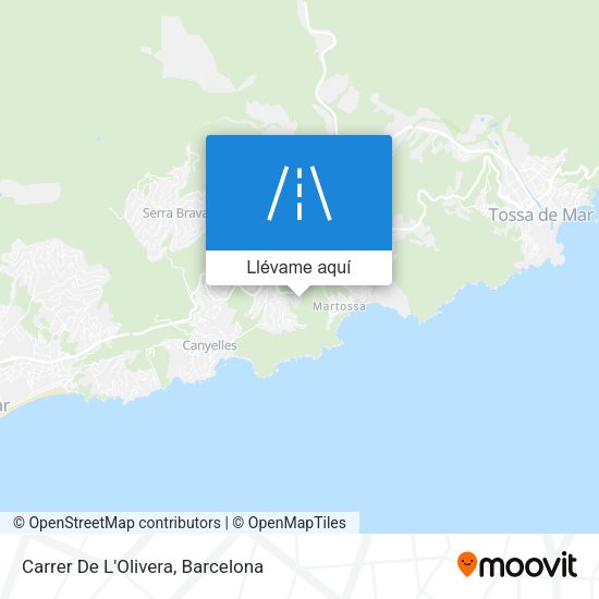 Mapa Carrer De L'Olivera