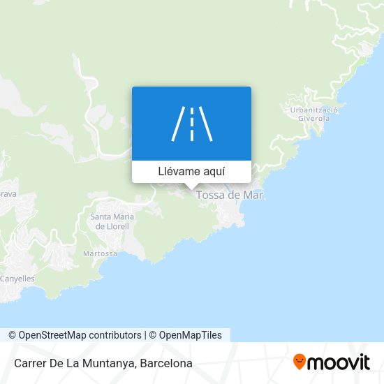 Mapa Carrer De La Muntanya