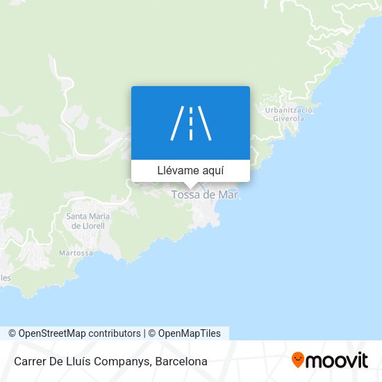 Mapa Carrer De Lluís Companys