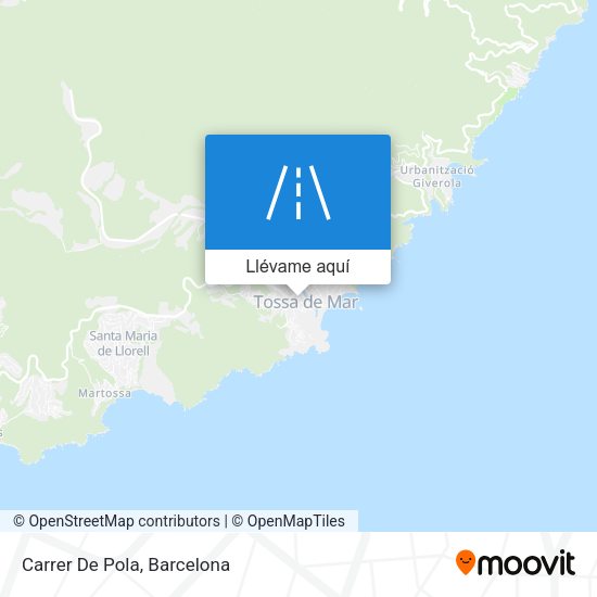 Mapa Carrer De Pola