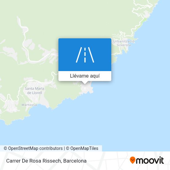 Mapa Carrer De Rosa Rissech