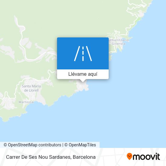 Mapa Carrer De Ses Nou Sardanes