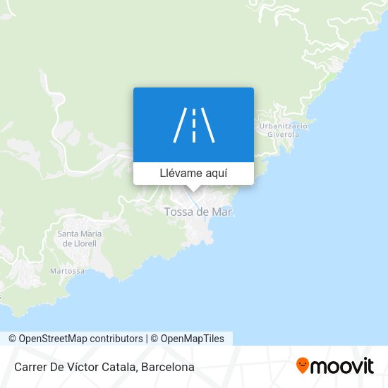 Mapa Carrer De Víctor Catala