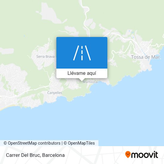 Mapa Carrer Del Bruc