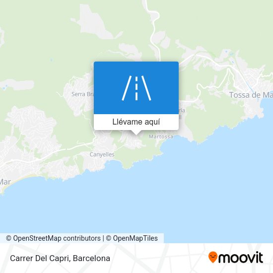 Mapa Carrer Del Capri