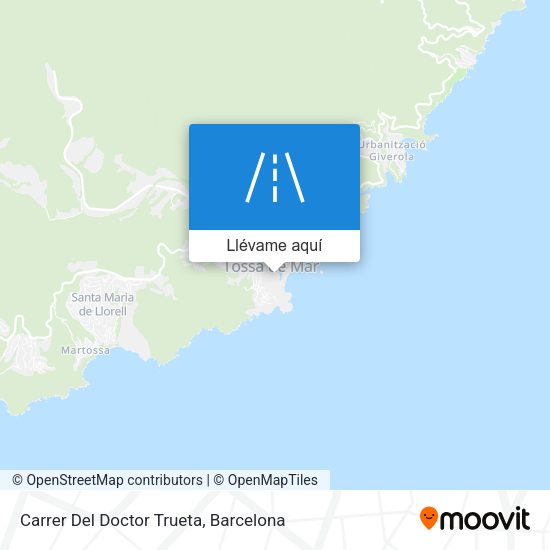Mapa Carrer Del Doctor Trueta