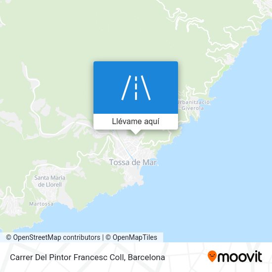 Mapa Carrer Del Pintor Francesc Coll
