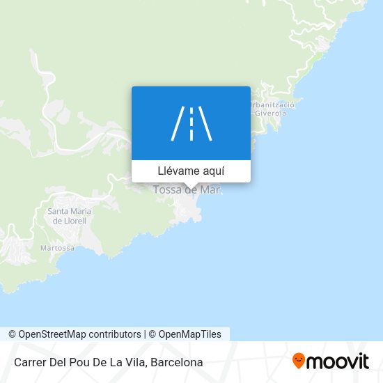Mapa Carrer Del Pou De La Vila