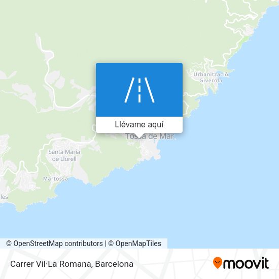 Mapa Carrer Vil·La Romana