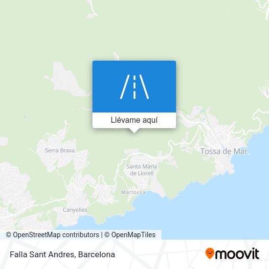 Mapa Falla Sant Andres
