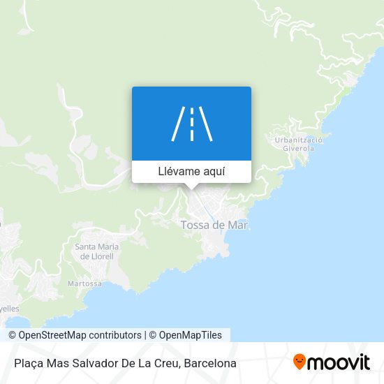 Mapa Plaça Mas Salvador De La Creu