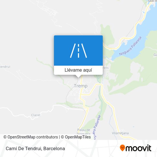 Mapa Camí De Tendrui