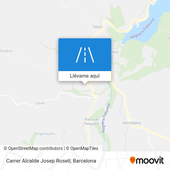 Mapa Carrer Alcalde Josep Rosell