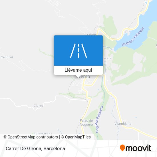 Mapa Carrer De Girona