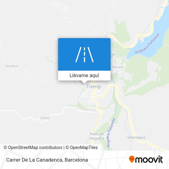 Mapa Carrer De La Canadenca