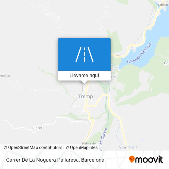 Mapa Carrer De La Noguera Pallaresa