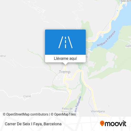 Mapa Carrer De Seix I Faya