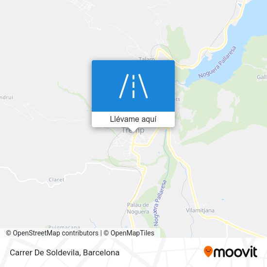 Mapa Carrer De Soldevila