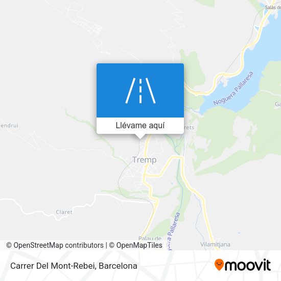 Mapa Carrer Del Mont-Rebei