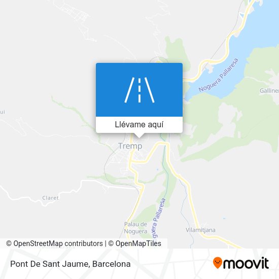 Mapa Pont De Sant Jaume